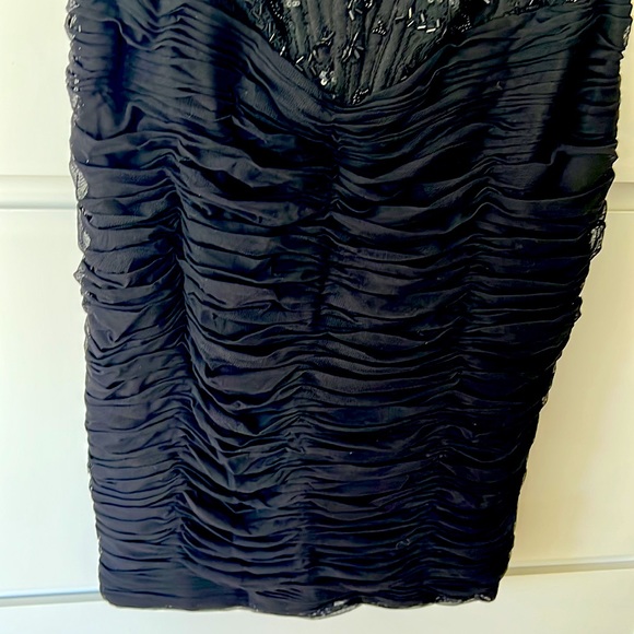 FABULOUS VICK TIEL STRAPLESS EVENING DRESS, MADE IN FRANCE - Picture 3 of 6